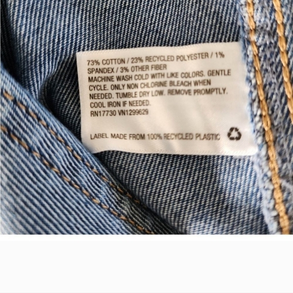 Knox Rose women's jeans XXL Straight leg high rise elastic waist NWT - Picture 14 of 15